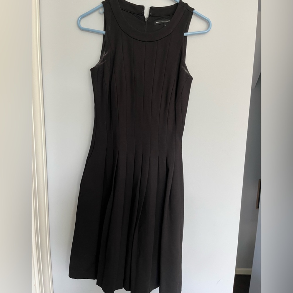 Holiday Party-White House Black Market Pleated Cocktail Dress